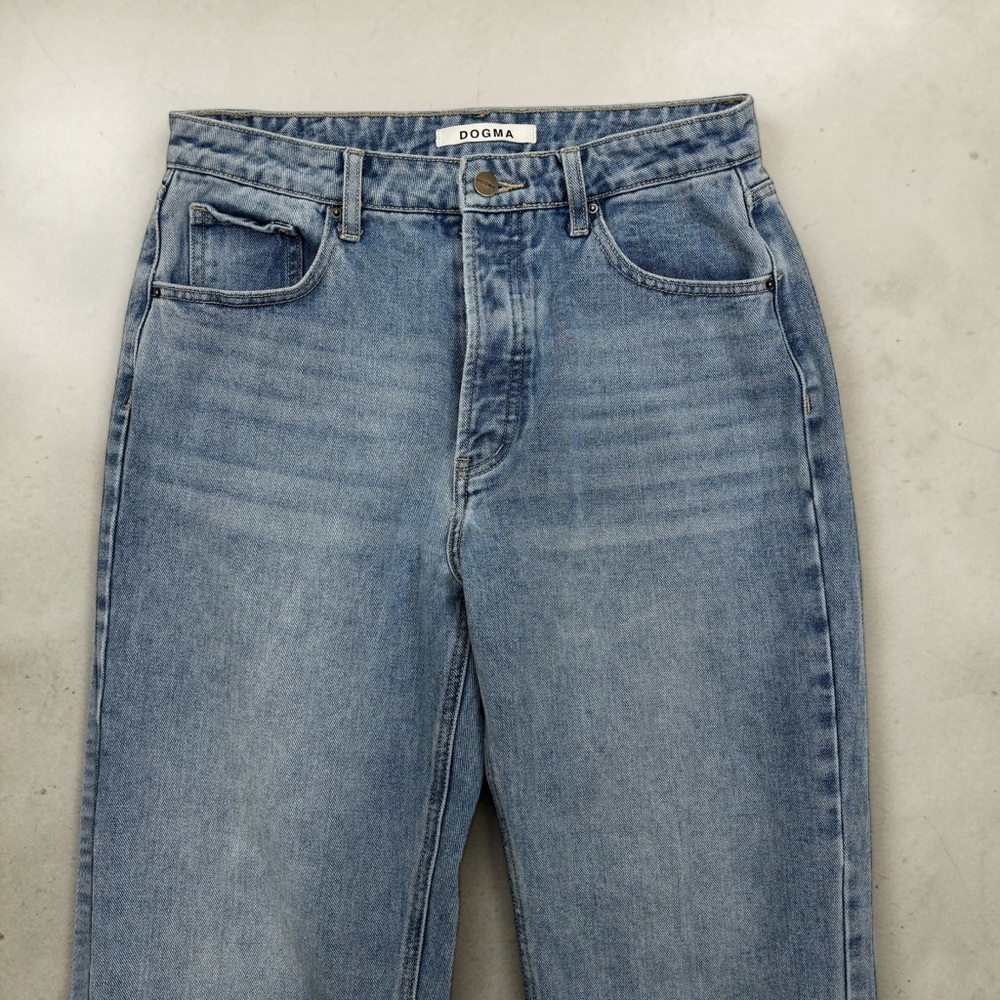 DOGMA Jeans Light Wash Blue Straight Leg Size 9 | Scandi Girl - Picture 5 of 11